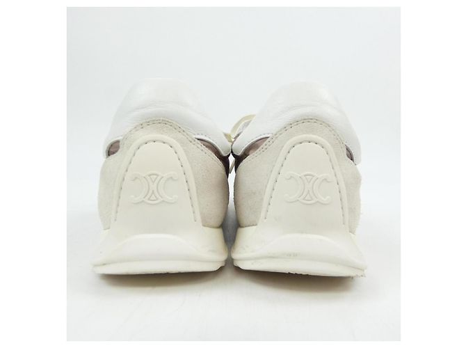 Céline Sneaker Basse Celine Racer
Sneaker in nylon e pelle di vitello Marrone - vista 5
