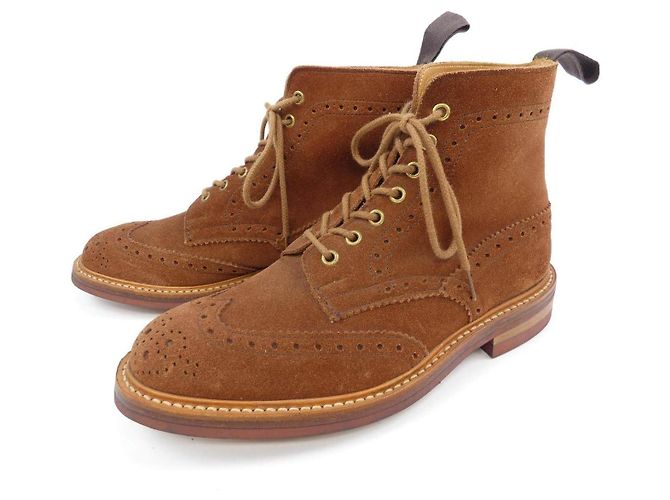 Autre Marque Tricker's M5634 Leather Shoes Brown - view 3