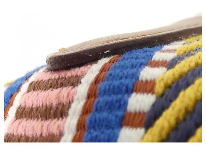Accesorio Hermès Sangle Caval Swift Canvas Amarillo - vista 3