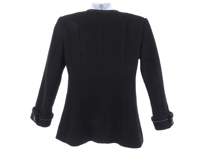 Chanel Collarless Jacket Black - view 2