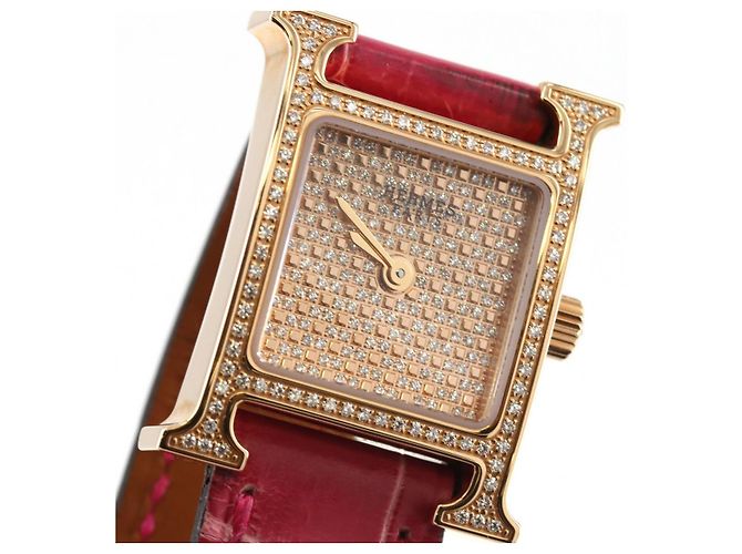 Hermès H Watch HH1.173 Au750 Golden - Ansicht 4
