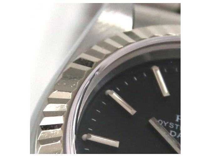 Rolex Datejust Stainless Steel White Gold Schwarz - Ansicht 6