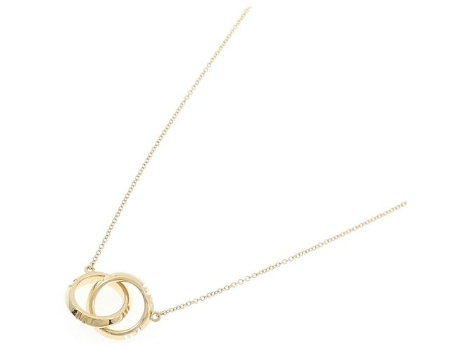 Tiffany & Co Collana Tiffany X Closed Interlocking in oro giallo 750 D'oro - vista 2