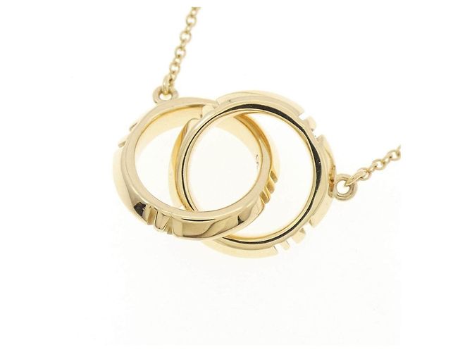 Tiffany & Co Collana Tiffany X Closed Interlocking in oro giallo 750 D'oro - vista 3
