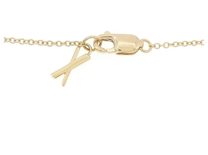 Tiffany & Co Collana Tiffany X Closed Interlocking in oro giallo 750 D'oro - vista 4