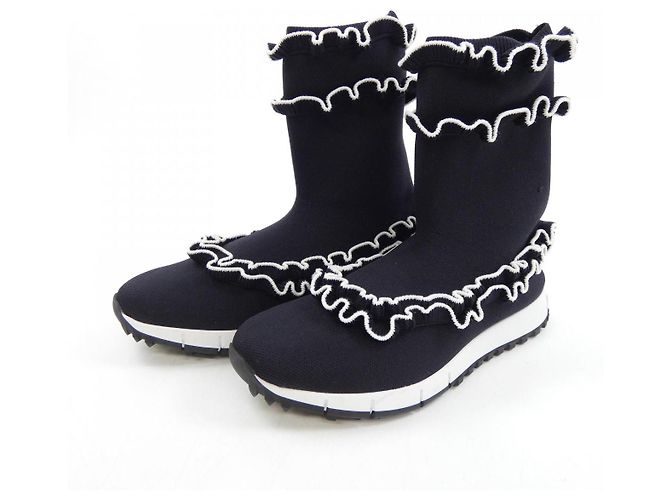 Jimmy Choo Lederstiefel Schwarz - Ansicht 3
