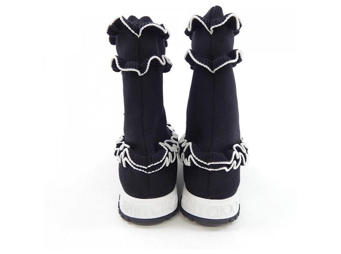 Jimmy Choo Lederstiefel Schwarz - Ansicht 5