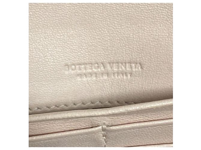 Bottega Veneta Intrecciato Python Langbrieftasche Pink - Ansicht 4
