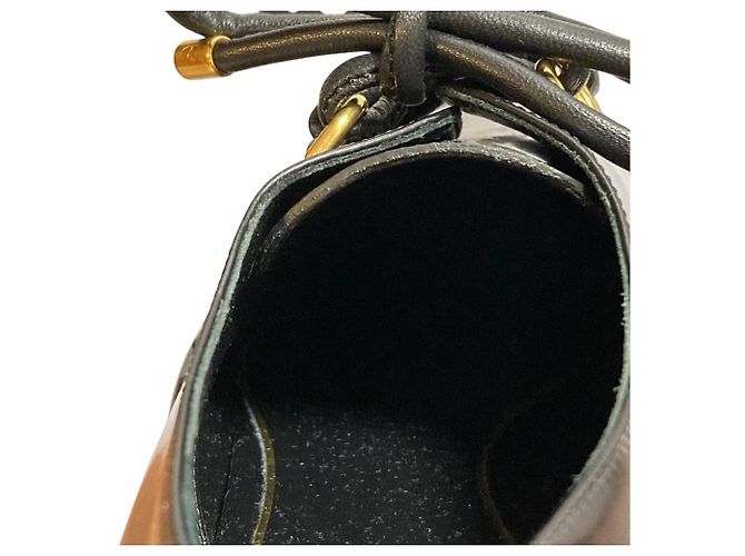 Scarpe Brogue Rockstuds Valentino Garavani Nero - vista 9