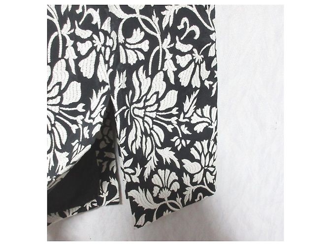 Autre Marque Jupe longue en jacquard floral CADUNE Noir - vue 3