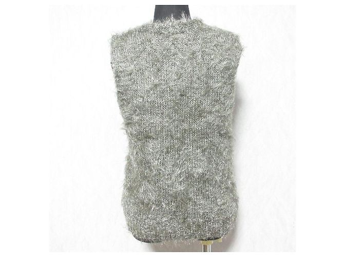 Autre Marque BRILL Strickweste Braun Metallisch - Ansicht 2