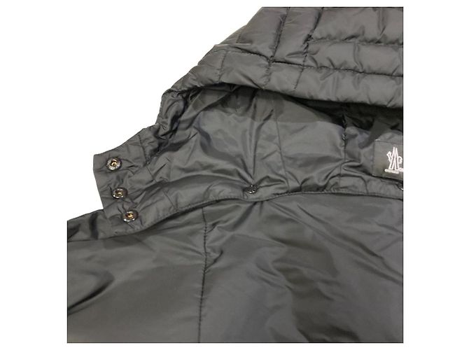 Moncler Grenoble SCIARPA Nutria Fur Scarf Hood Nero - vista 7