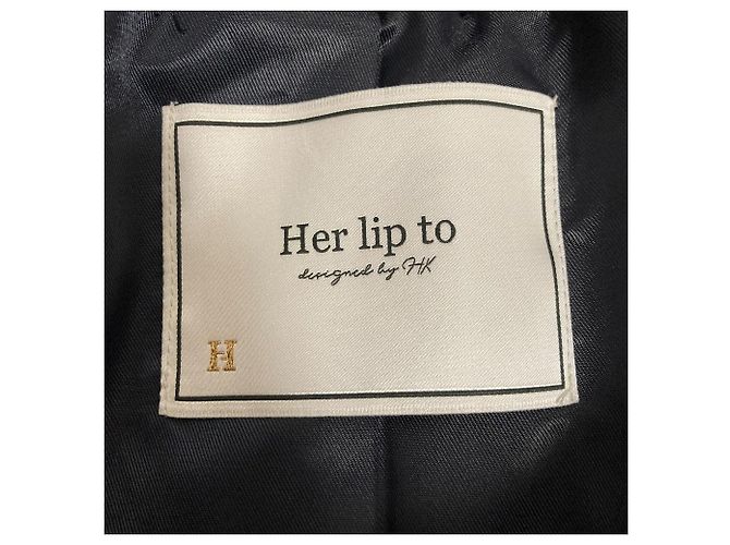 Autre Marque Chaqueta de plumón acolchada Liora de Her lip to Negro - vista 6