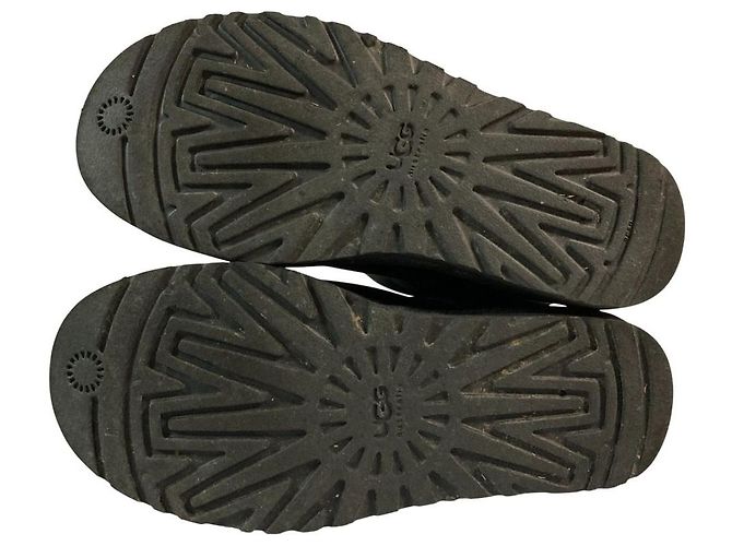 Autre Marque UGG australia CLASSIC SHORT Lammfellstiefel Schwarz - Ansicht 5