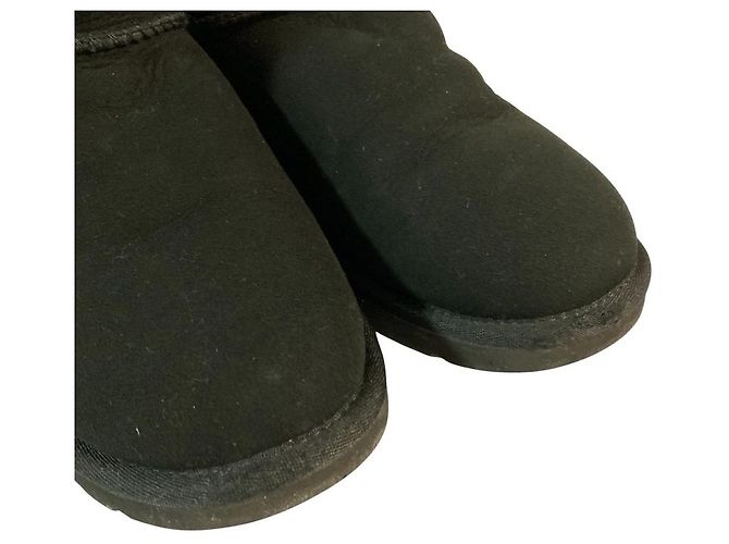 Autre Marque UGG australia CLASSIC SHORT Lammfellstiefel Schwarz - Ansicht 6