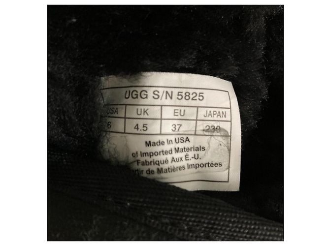 Autre Marque UGG australia CLASSIC SHORT Lammfellstiefel Schwarz - Ansicht 8