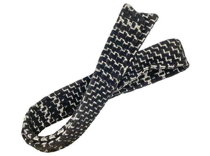 Abrigo largo Chester de tweed a cuadros Max Mara Negro - vista 8