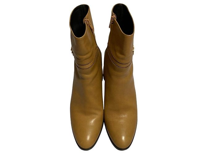 Céline Celine Claude Triomphe Lederstiefeletten Braun - Ansicht 2