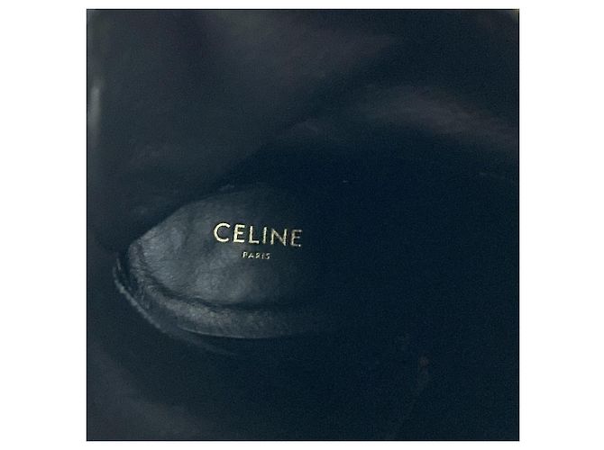 Céline Celine Claude Triomphe Lederstiefeletten Braun - Ansicht 8