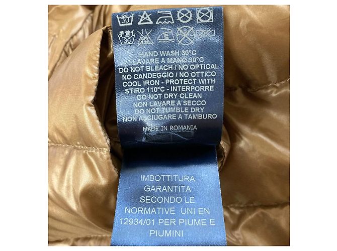 Autre Marque Casaco de Penas em Nylon com Gola Alta Herno Marrom - vista 11