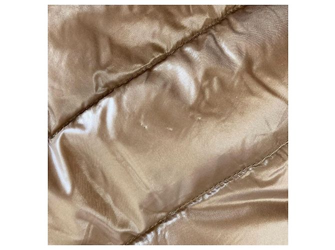 Autre Marque Casaco de Penas em Nylon com Gola Alta Herno Marrom - vista 9
