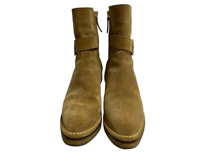 Bottines en daim Tod's Beige - vue 3