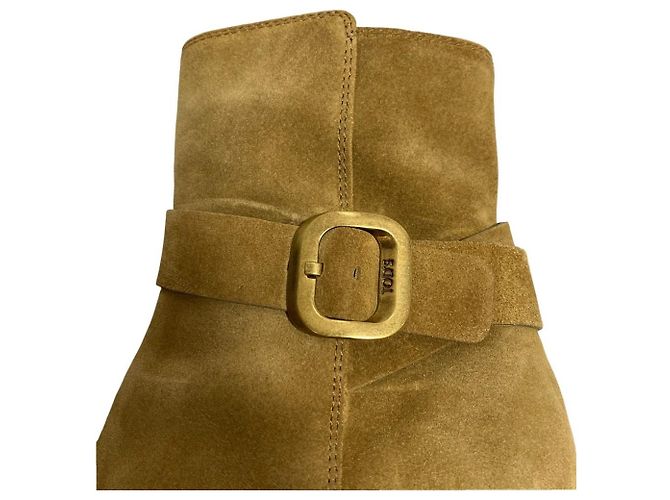Bottines en daim Tod's Beige - vue 9
