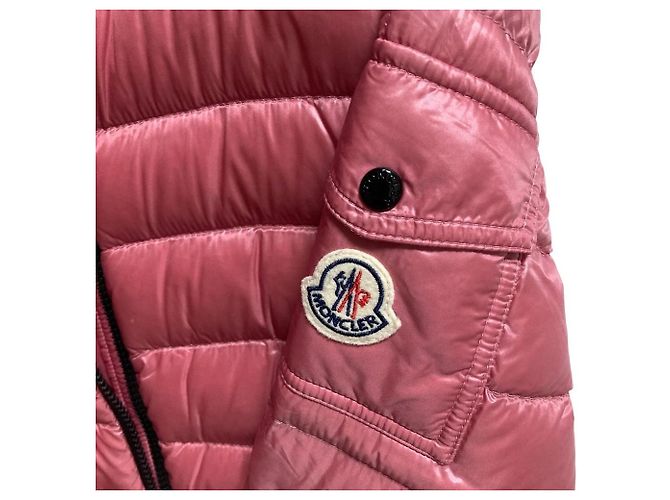 Moncler BLEU Nylon Down Jacket Pink - view 4