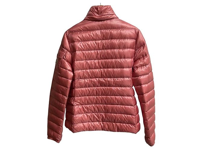 Moncler BLEU Nylon Down Jacket Pink - view 5