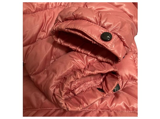Moncler BLEU Nylon Down Jacket Pink - view 7