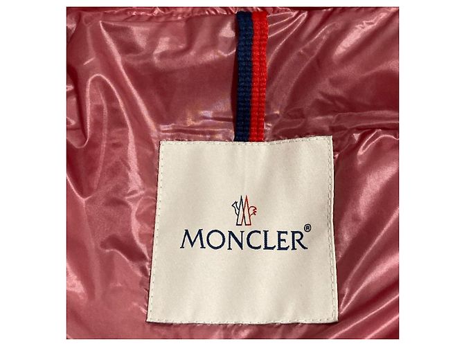 Moncler BLEU Nylon Down Jacket Pink - view 8