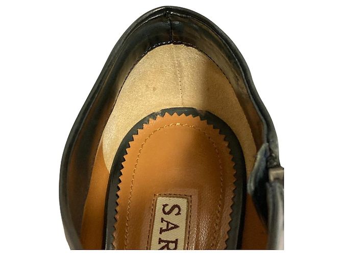 Autre Marque Sartore Leder- Stiefeletten Schwarz - Ansicht 10