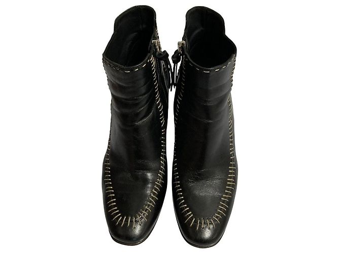 Autre Marque Botines JW Anderson Stitch Design Negro - vista 2