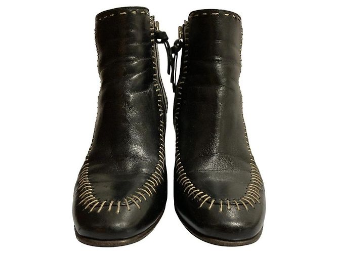 Autre Marque Botines JW Anderson Stitch Design Negro - vista 3