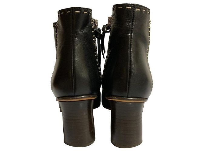 Autre Marque Botines JW Anderson Stitch Design Negro - vista 4