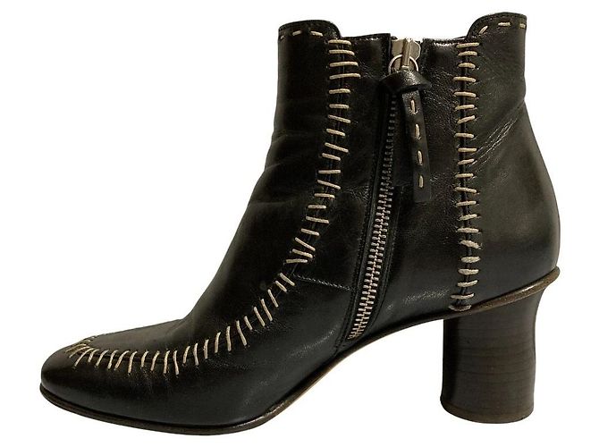 Autre Marque Botines JW Anderson Stitch Design Negro - vista 5