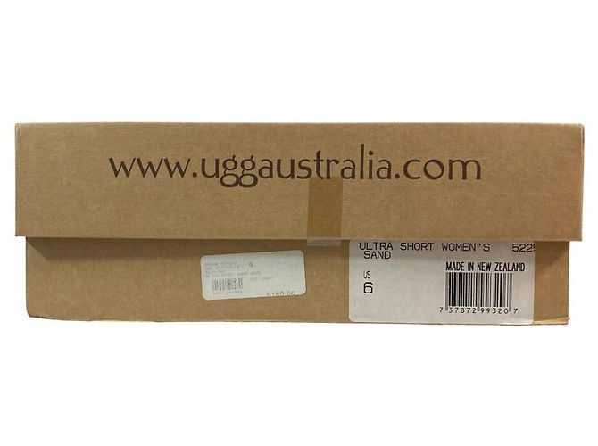 Autre Marque UGG australia Ultra Short Lammfellstiefel Beige - Ansicht 10