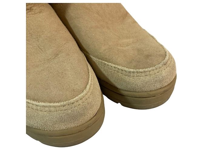 Autre Marque UGG australia Ultra Short Lammfellstiefel Beige - Ansicht 6