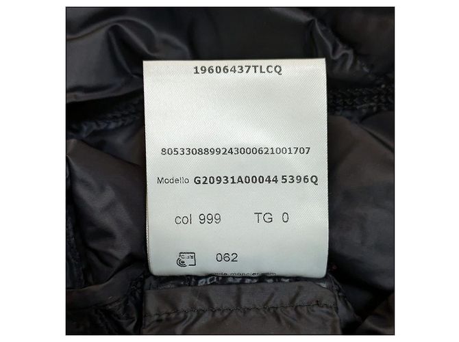 Chaqueta corta de plumón Moncler BELLARDIE de nailon Negro - vista 18