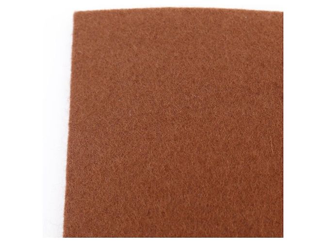 Hermès H Logo Felt Playmat 73cm x 74.5cm Brown - view 6