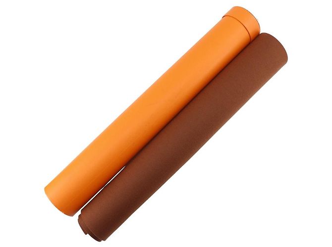 Hermès H Logo Felt Playmat 73cm x 74.5cm Brown - view 7