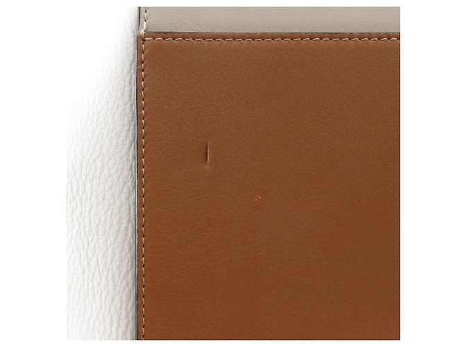 Bolsa 2way Loewe Hammock Small em couro de bezerro Marrom Branco - vista 16