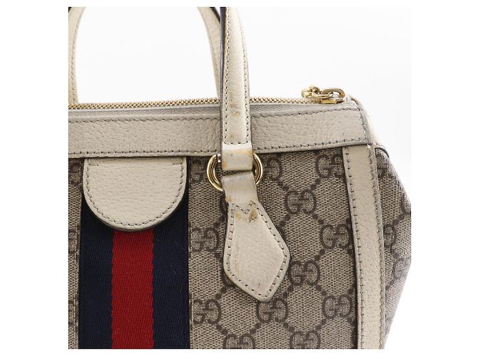 Borsa 2way Gucci Ophidia GG Supreme Beige - vista 15