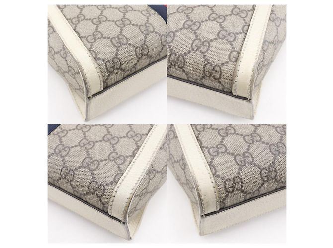 Borsa 2way Gucci Ophidia GG Supreme Beige - vista 4