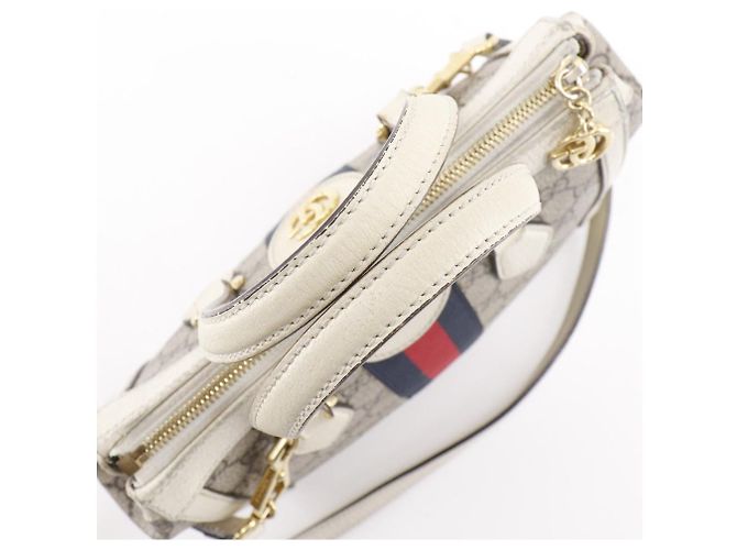 Borsa 2way Gucci Ophidia GG Supreme Beige - vista 5