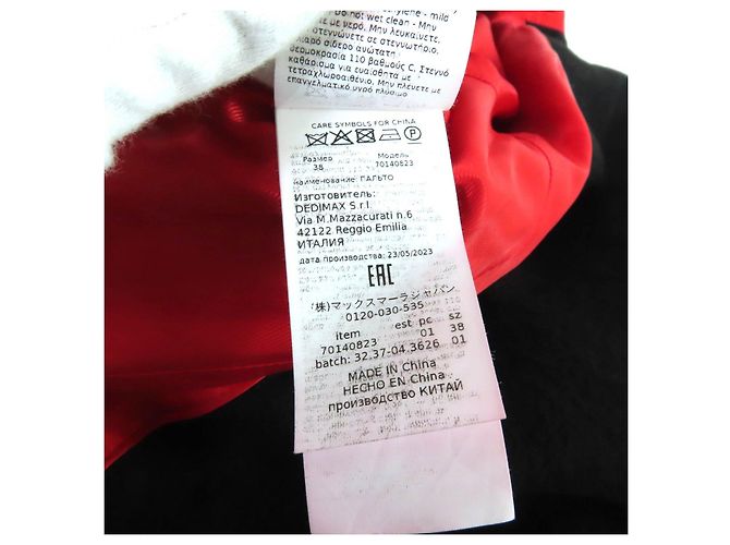 Autre Marque Cappotto in misto lana MAX&CO Nero - vista 9