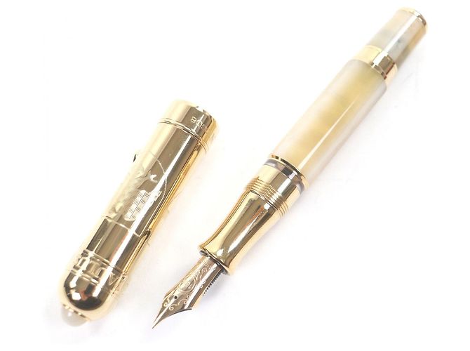 Autre Marque AURORA Pope Limited Edition Au750 Füllfederhalter Golden - Ansicht 3