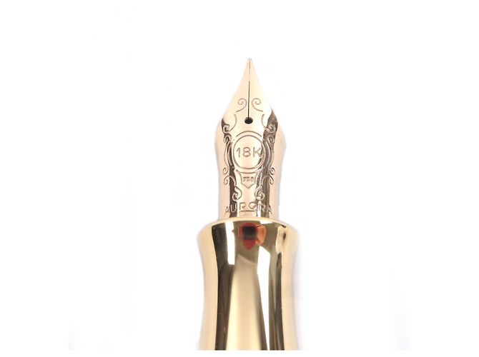 Autre Marque AURORA Pope Limited Edition Au750 Füllfederhalter Golden - Ansicht 5
