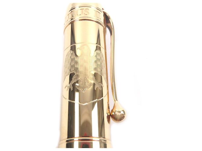Autre Marque AURORA Pope Limited Edition Au750 Füllfederhalter Golden - Ansicht 8