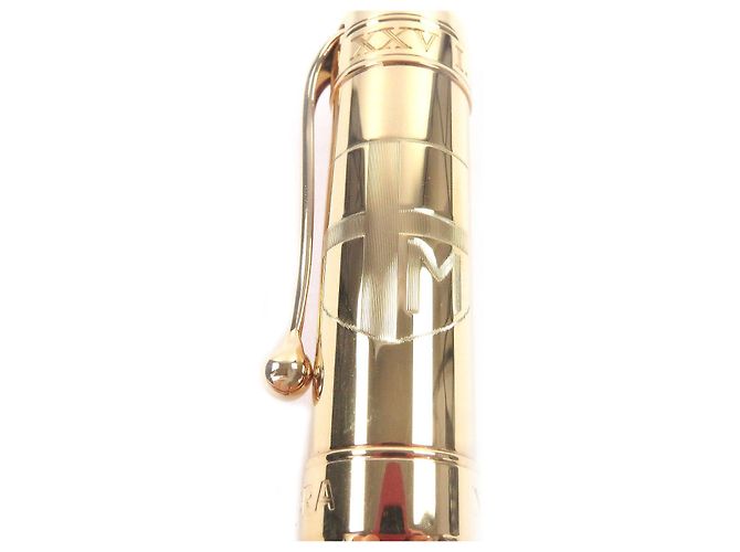 Autre Marque AURORA Pope Limited Edition Au750 Füllfederhalter Golden - Ansicht 9